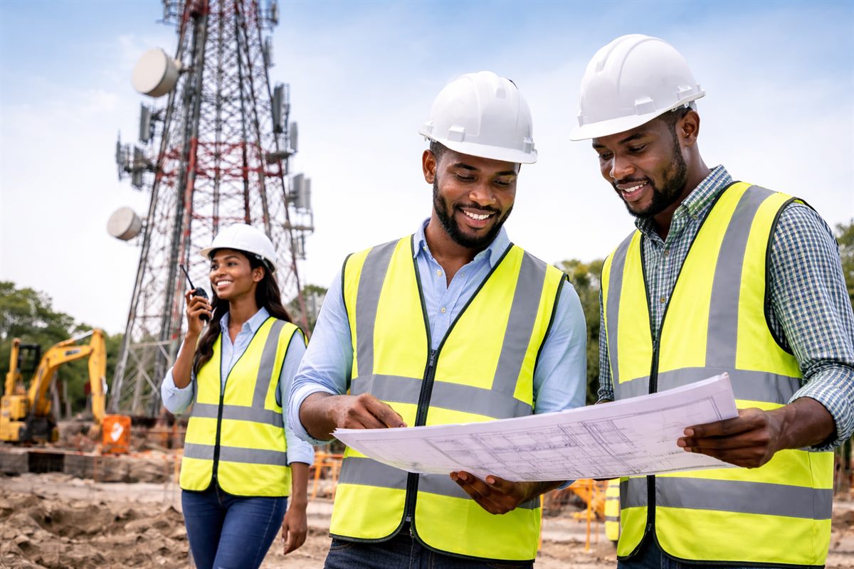 Telecommunications infrastructure installation and site development works